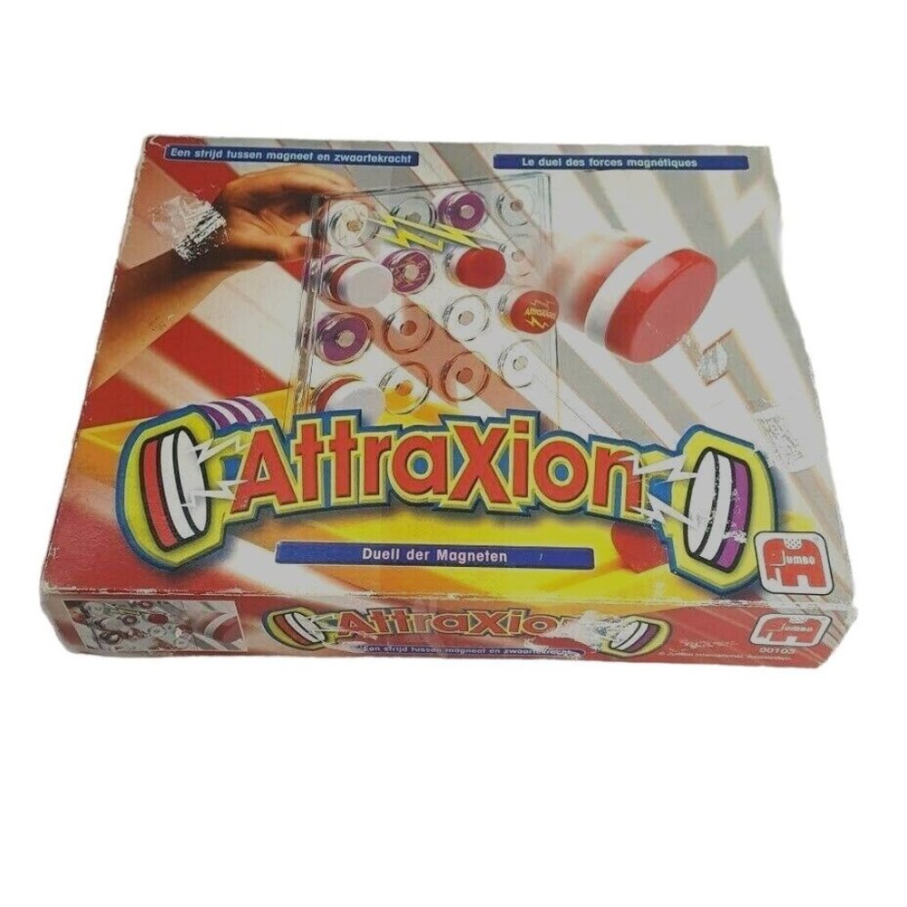 Jumbo Attraction Magnetic Duel German Board Game Attraxion Duell der Magneten